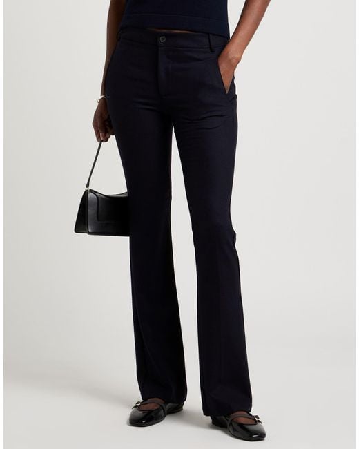 Grifoni Blue Pants Virgin Wool, Elastane