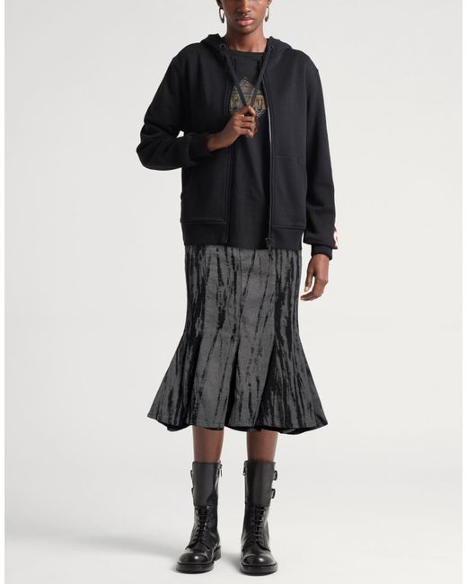 Roberto Cavalli Black Denim Skirt Cotton, Elastane
