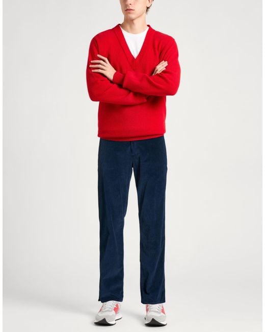Harmont & Blaine Blue Midnight Pants Cotton, Lyocell, Elastane for men