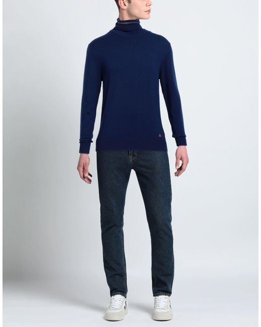 Peuterey Blue Turtleneck for men