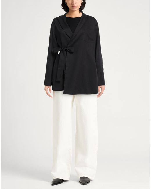 Fabiana Filippi Black Jacket Linen