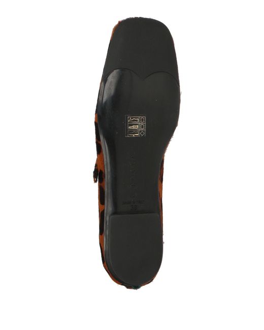 A.Bocca Brown Ballet Flats