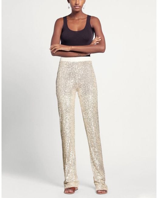 Camilla Natural Pants Polyester, Elastane