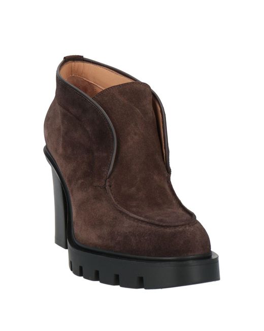 Santoni Brown Ankle Boots Leather