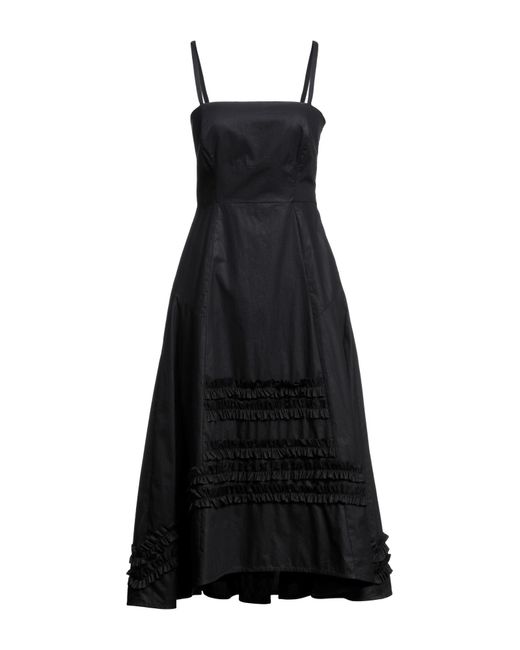 Molly Goddard Black Short Dress
