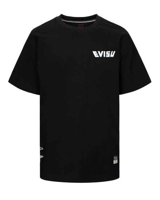 Camiseta Evisu de hombre de color Black