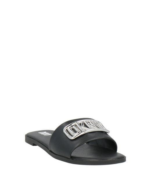 DKNY White Sandals