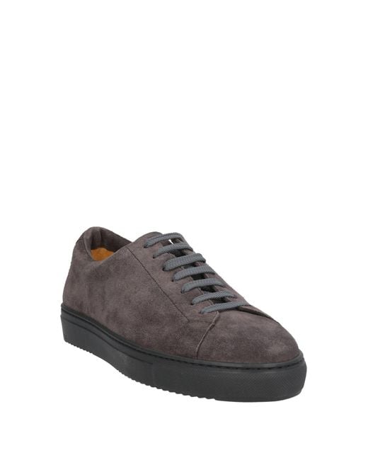 Doucal's Brown Sneakers Leather for men