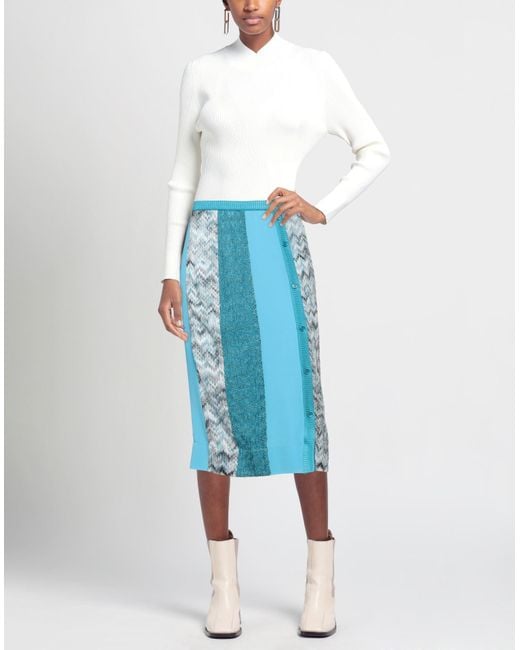 Missoni Blue Midi Skirt