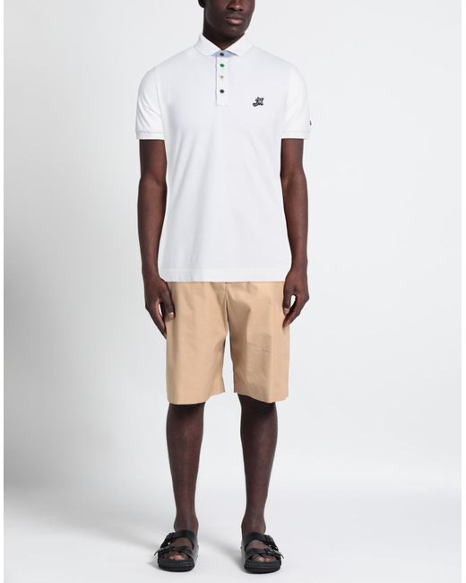 Mason's White Polo Shirt for men