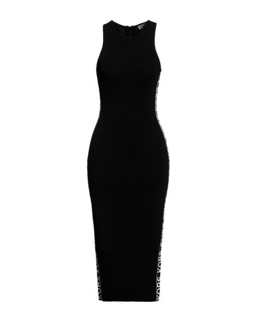 MICHAEL Michael Kors Black Midi-Kleid