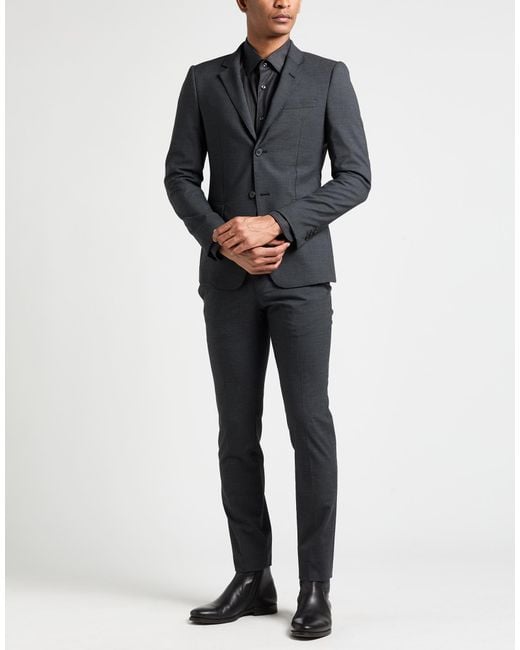 Emporio Armani Black Suits for men