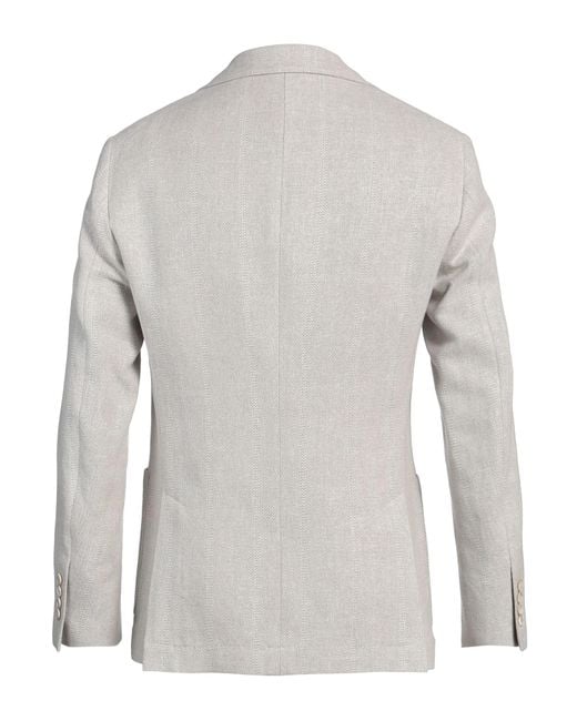 Brunello Cucinelli Gray Blazer for men