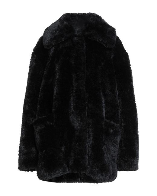 Free People Black Shearling & Teddy