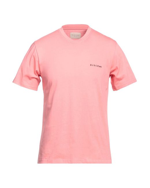 Buscemi Pink T-shirt for men