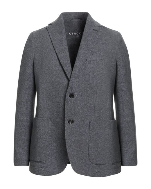 Circolo 1901 Gray Blazer Cotton, Elastane for men