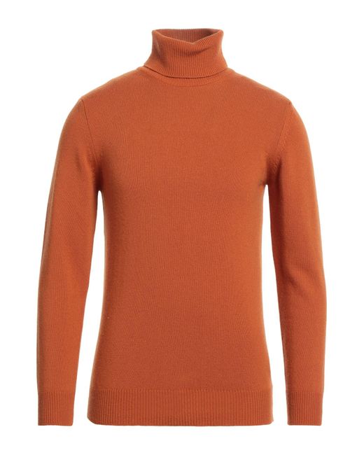 Tsd12 Orange Turtleneck Wool, Viscose, Polyamide, Cashmere for men