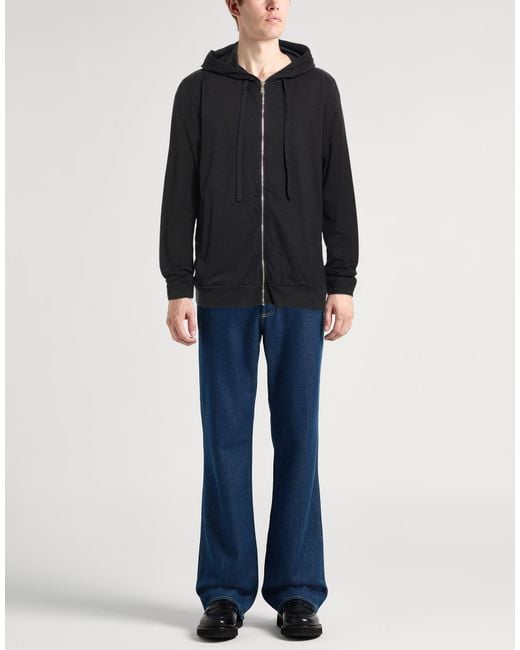 Crossley Black Sweatshirt Cotton for men