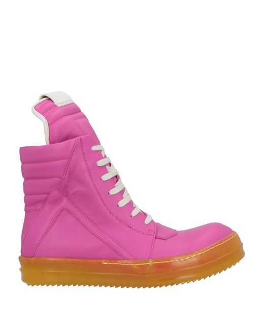 Rick Owens Pink Sneakers for men