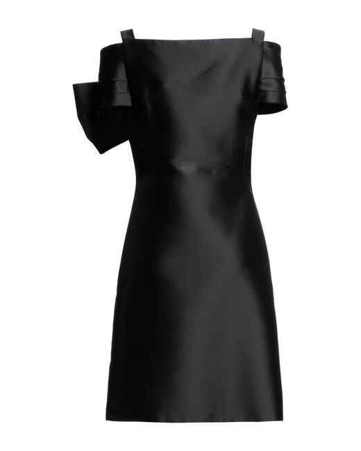 Alberta Ferretti Black Mini Dress