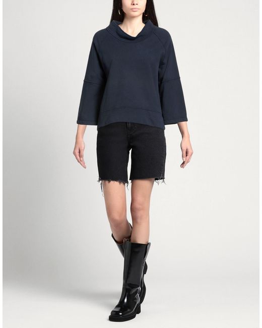 Crossley Blue Midnight Sweatshirt Cotton