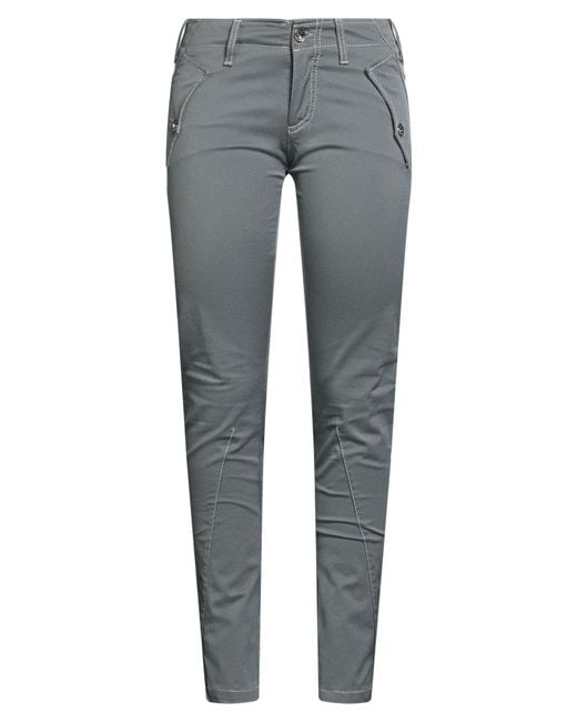 Jacob Cohen Gray Pants Cotton, Polyamide, Elastane