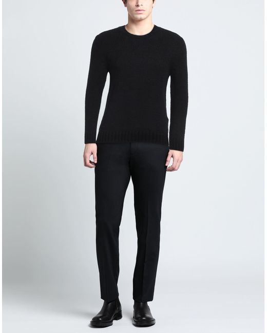 Fabrizio Del Carlo Black Sweater for men