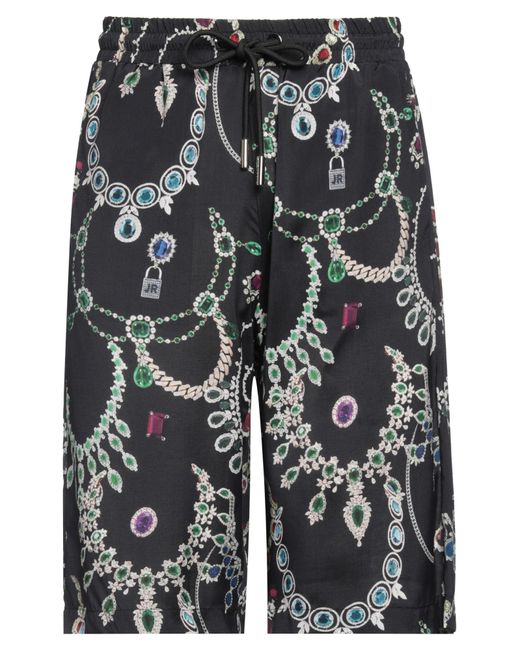 John Richmond Black Shorts & Bermuda Shorts for men