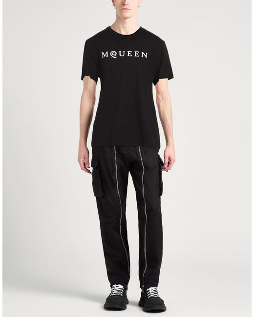 McQueen Black T-Shirts for men