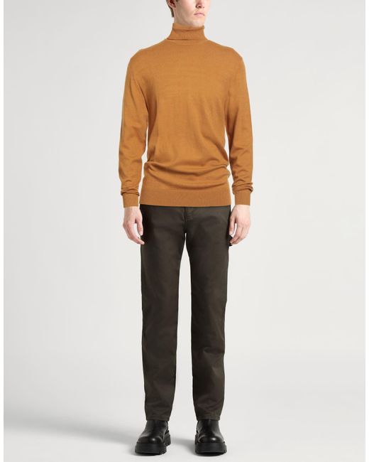 Barbati Brown Turtleneck Wool, Cotton, Viscose, Polyamide, Cashmere for men