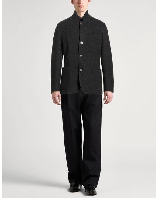 Fedeli Black Blazer for men