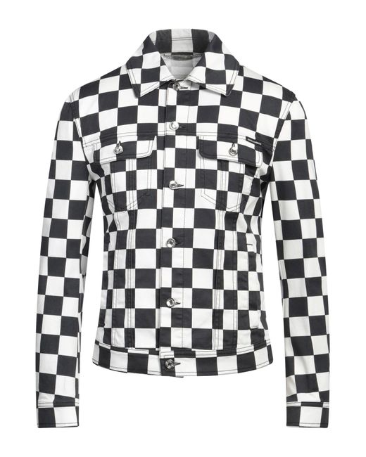 Dolce & Gabbana White Jacket Cotton, Elastane for men