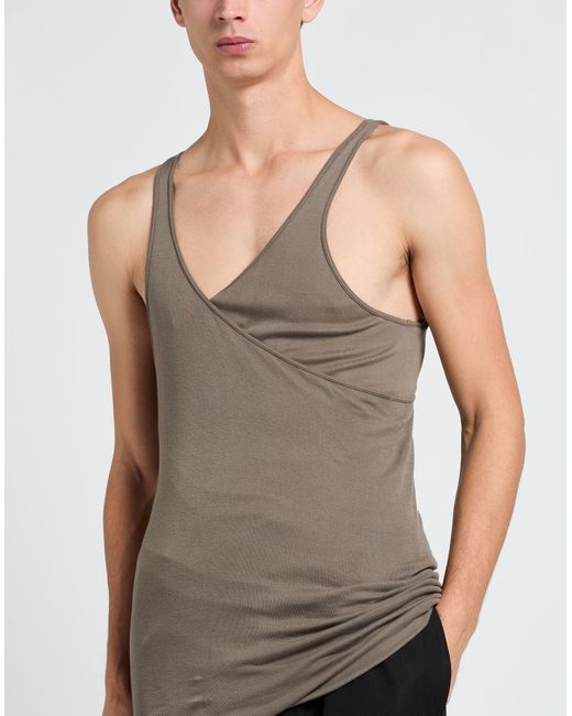 Camiseta de tirantes Rick Owens de hombre de color Brown