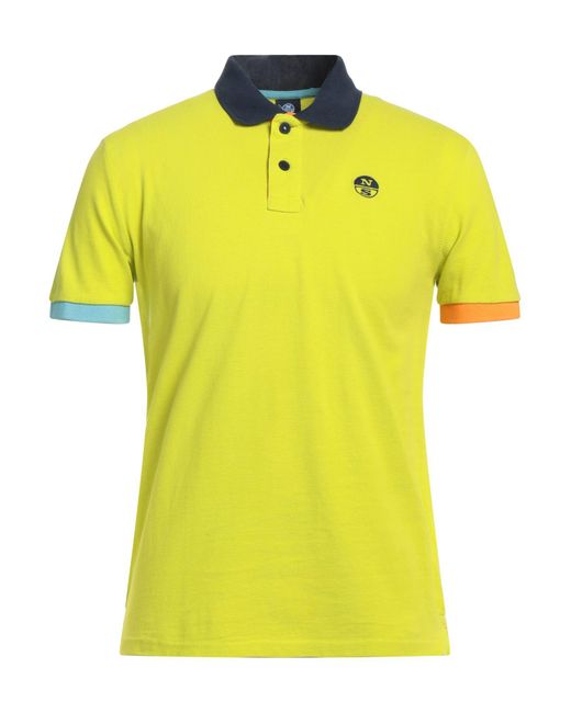 North Sails Yellow Polo Shirt for men