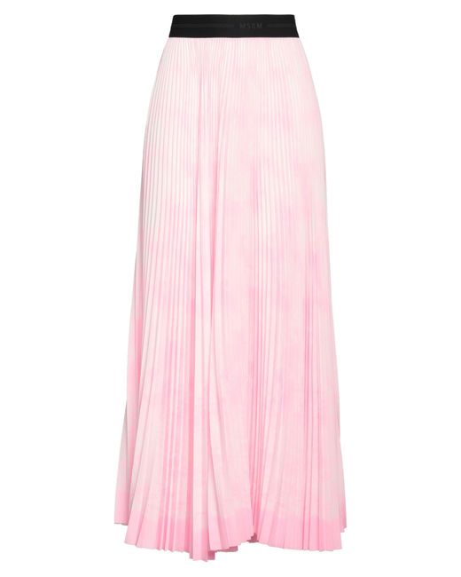 MSGM Pink Maxi Skirt
