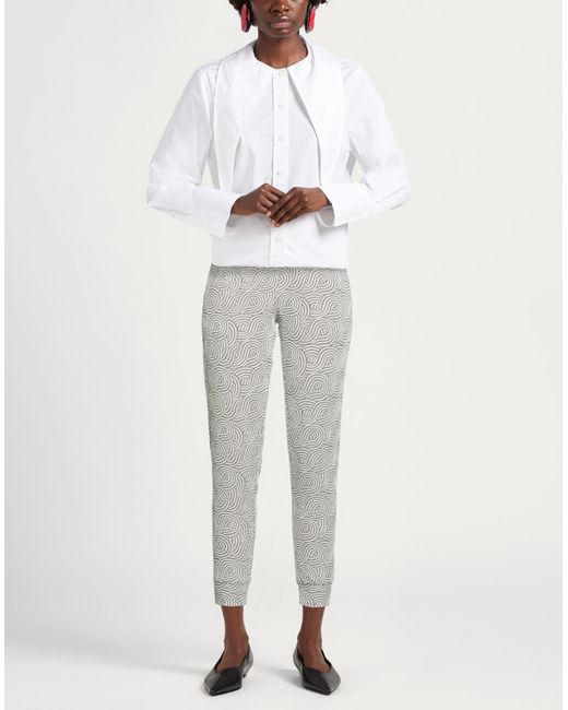 Rrd Gray Pants Polyester, Elastane