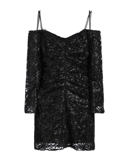 Ganni Black Mini Dress