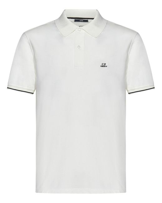C P Company Poloshirt in White für Herren