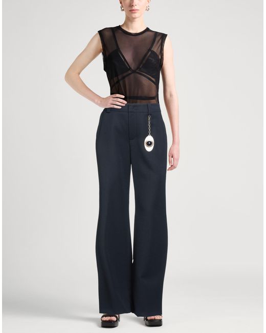 Area Blue Midnight Pants Virgin Wool