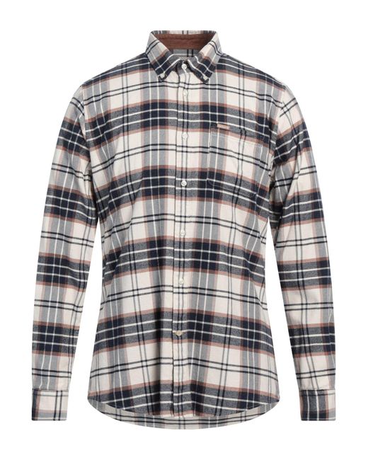 Barbour Gray Shirt Cotton for men
