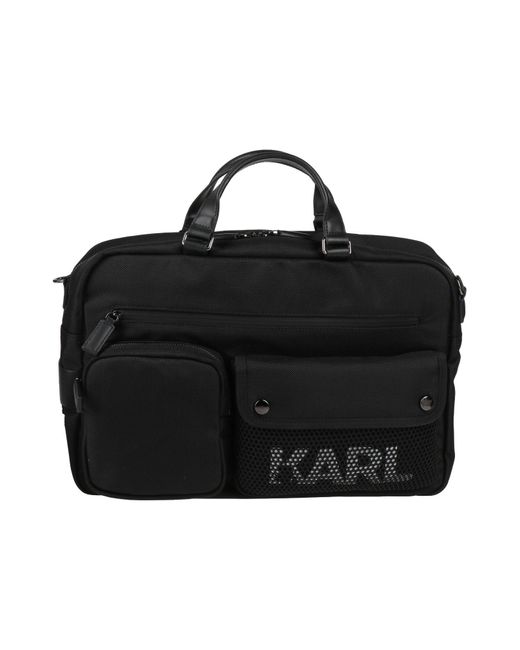 Bolso de mano Karl Lagerfeld de hombre de color Black