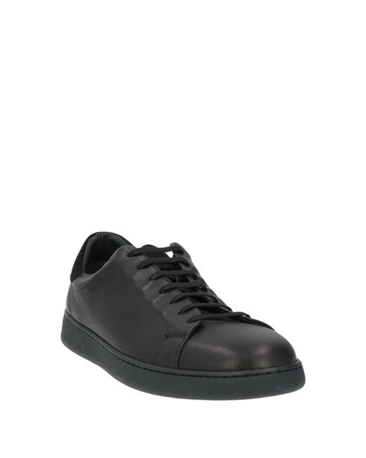 Kiton Black Trainers for men