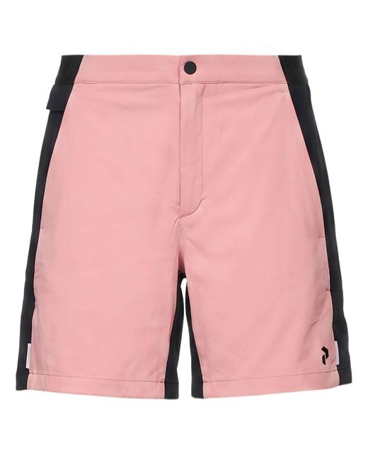 Peak Performance Pink Shorts & Bermuda Shorts Polyamide, Elastane