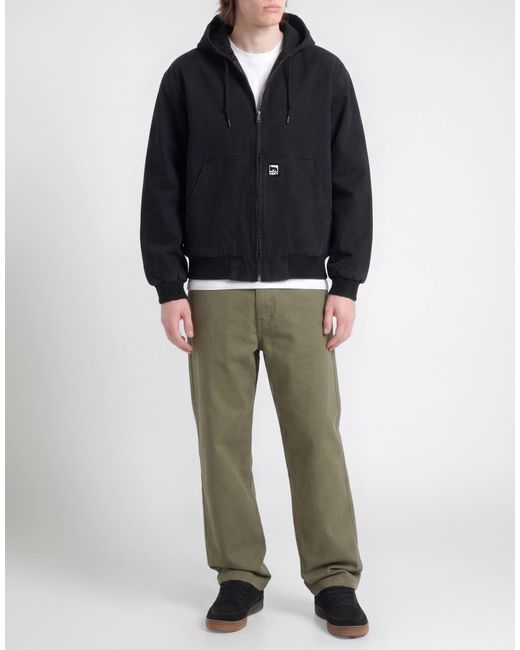 Obey Blue Jacket for men