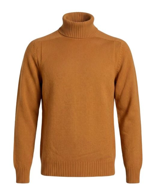 Gran Sasso Brown Turtleneck for men