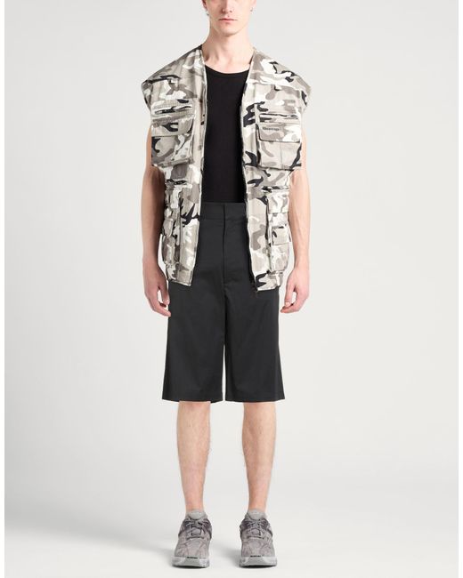 Givenchy Black Shorts & Bermuda Shorts Cotton, Elastane for men