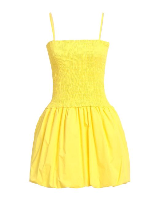 Imperial Yellow Mini-Kleid