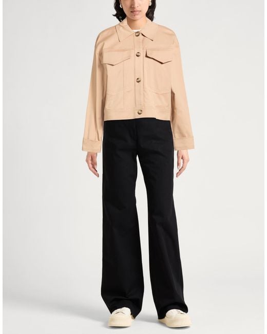 Kaos Natural Camel Jacket Cotton, Elastane