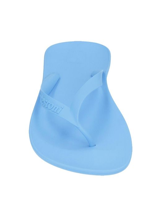 Testoni Blue Thong Sandal