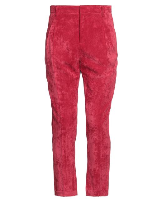 Daniele Alessandrini Red Trouser for men